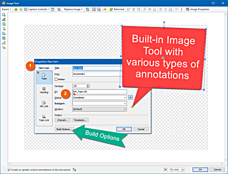 Editing Annotations in the Built-in Image Tool